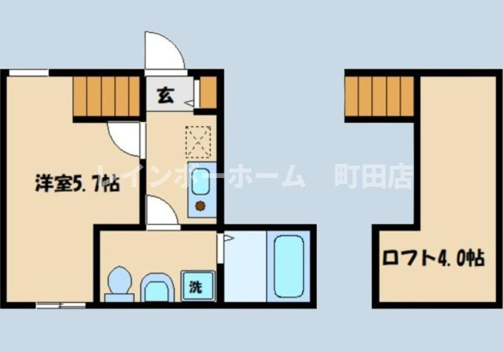 シティベル※初期費用分割後払いサービス利用可能物件の間取り