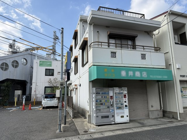 東灘区住吉宮町5丁目店舗付き住宅の前面道路含む現地写真