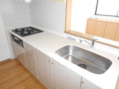 サーパスシティ大供のキッチン|システムキッチン　※2022年5月撮影