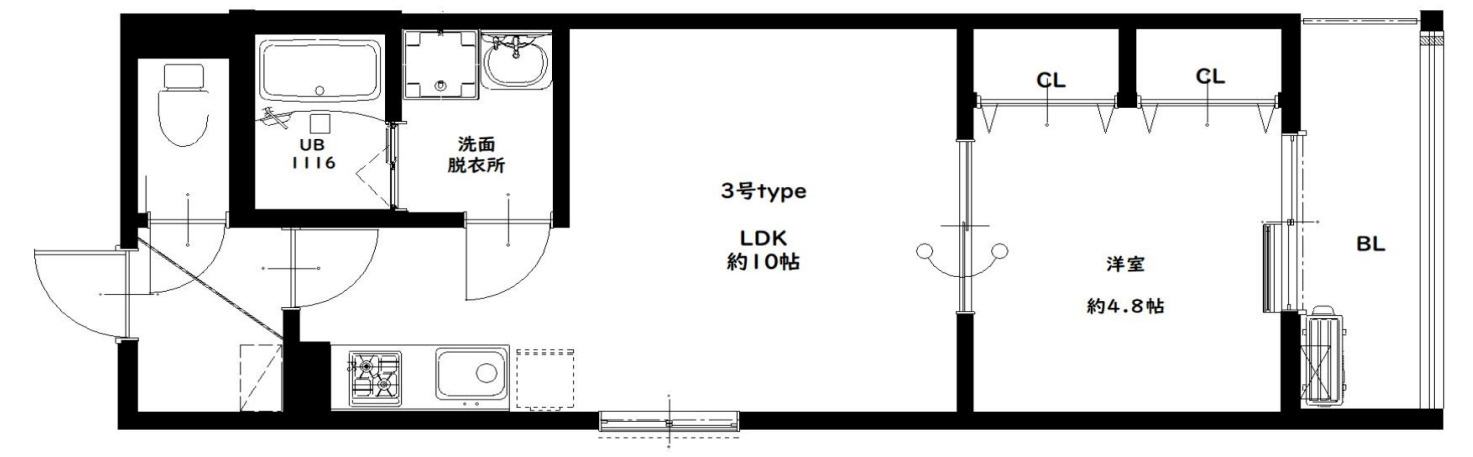 badge tomoi Est3の間取り