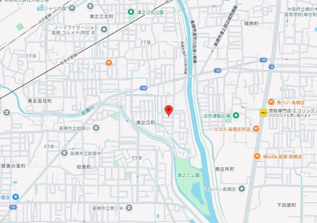 津之江町2丁目戸建の地図