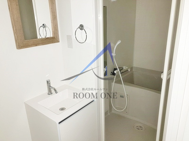 ドミールK西荻南の洗面所|洗面台です。