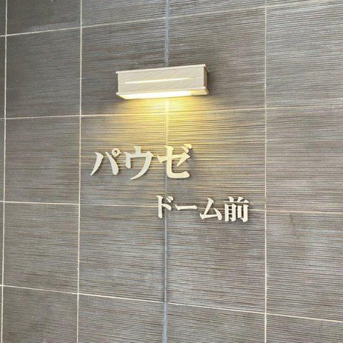 パウゼドーム前のエントランス