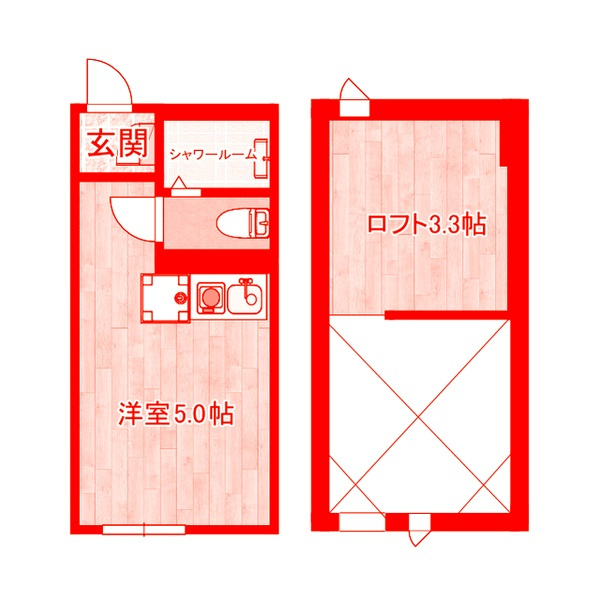 カパルアガーデン横浜反町の間取り