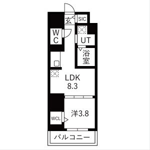 ザ・レジデンスパーク栄の間取り
