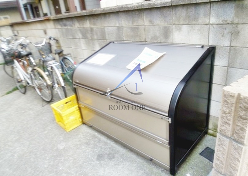 ジュビレのその他共用部分|敷地内ゴミ置き場です。