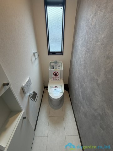 小田原市南町　築後未入居戸建　全1棟1号棟のトイレ
