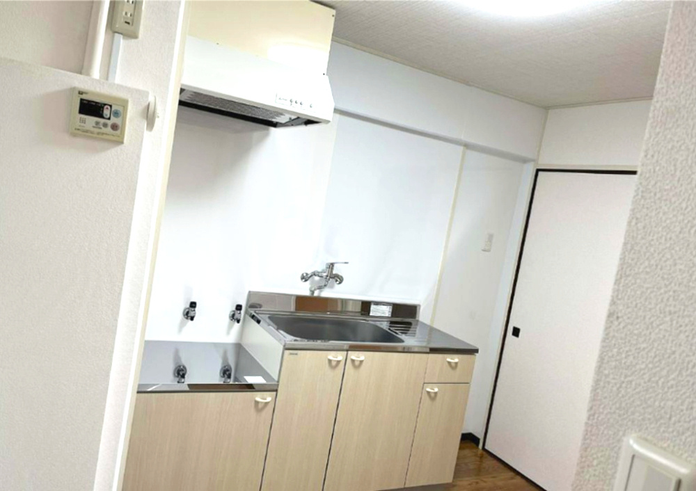 甲南灘コーポラスのキッチン|毎日使うキッチンがきれいだとお料理も楽しくなります
