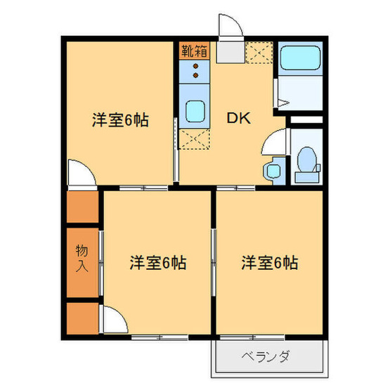 【間取り】 | パールハイツB
