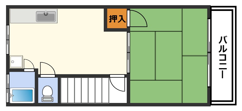 北区長柄中3丁目　戸建ての間取り