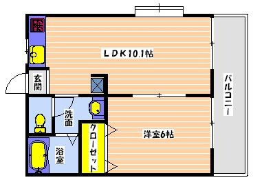 サンプレタ貴崎の間取り