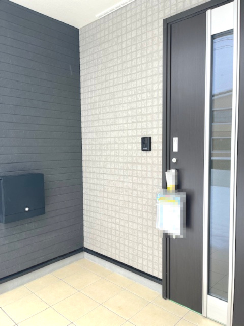 越前市瓜生町新築戸建の玄関