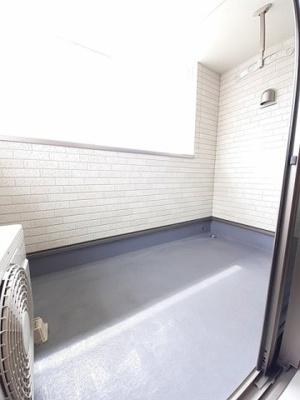 【バルコニー】 | クラール蔵本公園　Ｂ | 陽当たり良好なバルコニーです