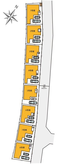 所沢市上安松9期　新築戸建　グレースの区画図