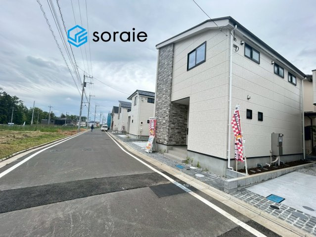 所沢市上安松9期　新築戸建　グレースの前面道路含む現地写真|4/30撮影