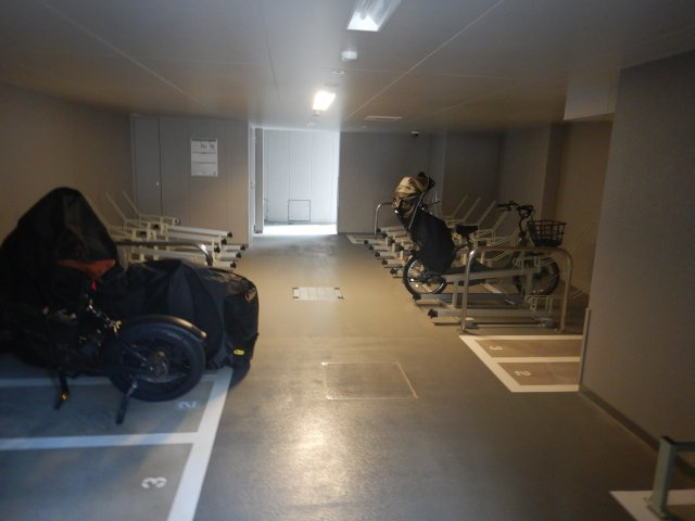 プラウド渋谷東の駐輪場