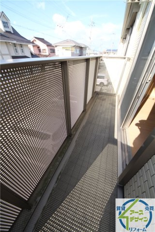 サンゴールドのバルコニー