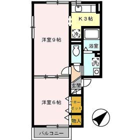 ラ･クレール薊野の間取り