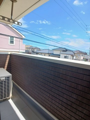 エクセランＣのバルコニー