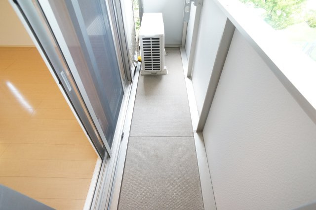 プラムコート大安寺　Ａ棟のバルコニー