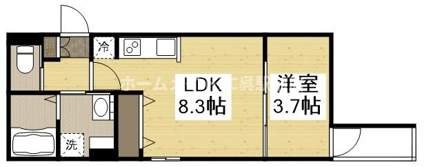 月光呉駅西の間取り