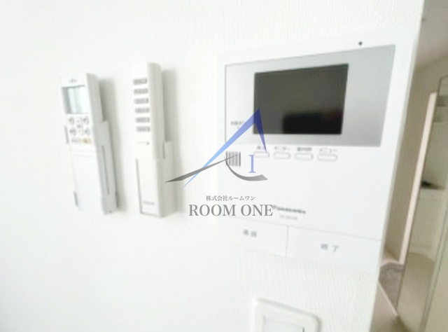 ネクステージ　鶯谷のセキュリティ|モニター付きインターホンです。