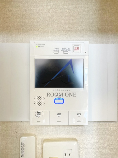 日神パレステージ王子神谷のセキュリティ|モニター付きインターホンです。
