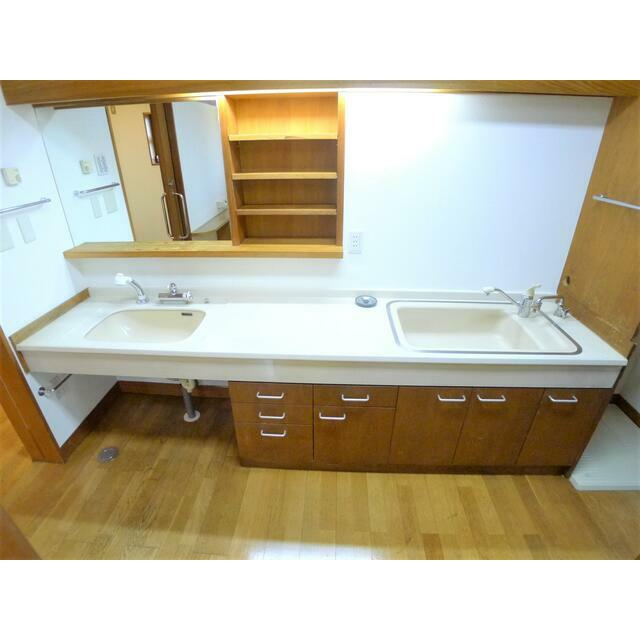 ミレ栄町の洗面所