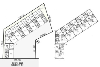 【間取り】 | 南区川沿1-6タウンハウス | 敷地194坪