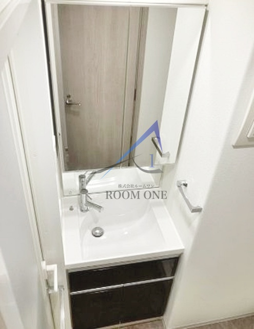 クラスタ越中島の洗面所|洗面台です。