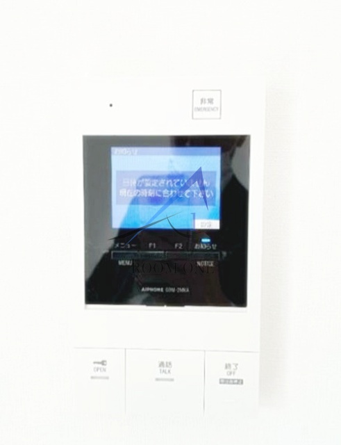 ベルシード門前仲町Ⅱのセキュリティ|モニター付きインターホンです。