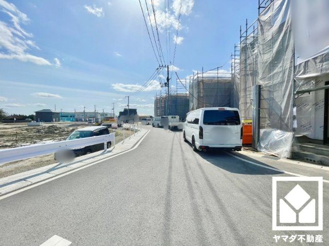 大津市堅田１丁目　3期　4号棟の前面道路含む現地写真|3月5日　現地写真更新