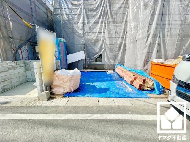 大津市堅田１丁目　3期　4号棟の駐車場|3月5日　現地写真更新