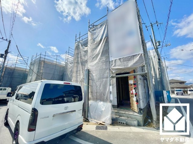 大津市堅田１丁目　3期　4号棟の玄関|3月5日　現地写真更新