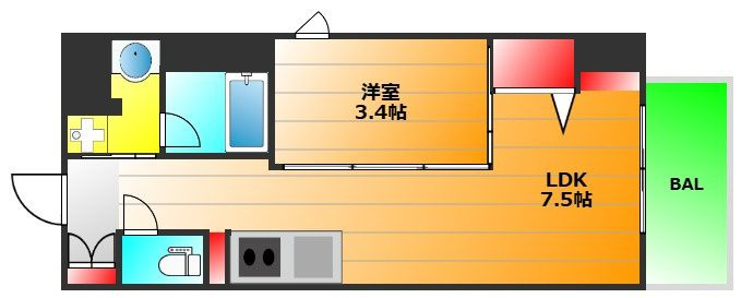 カーサトレンタの間取り