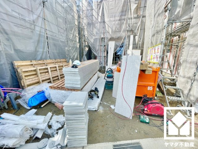 大津市堅田１丁目　3期　3号棟の駐車場|3月5日　現地写真更新