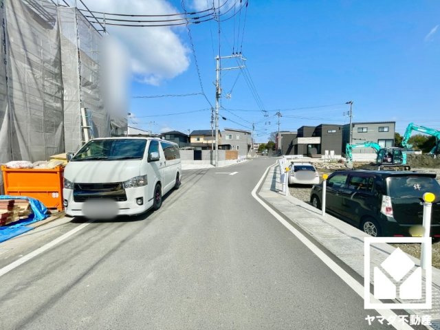 大津市堅田１丁目　3期　3号棟の前面道路含む現地写真