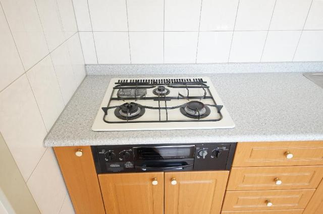 シティルミナスⅤのキッチン|３口ガスコンロ