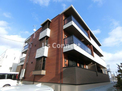 【外観】 | ソルカリーノ | 新築オートロックアパート。