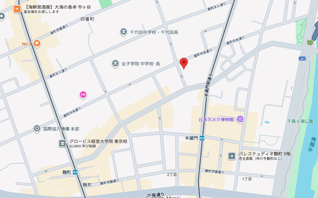 【地図】 | ★仲介手数料無料★ライオンズマンション一番町（新規内装リフォーム工事中）