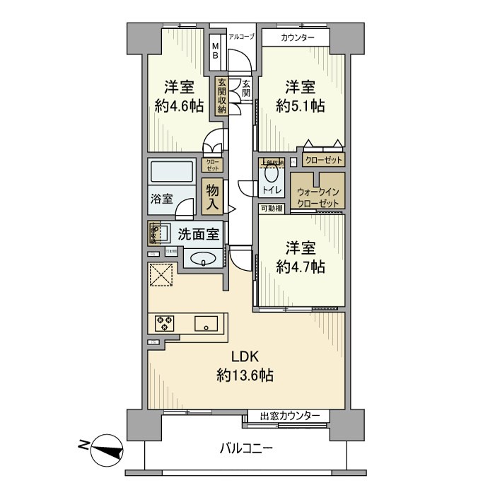 イーストパークス大島・セントラルスクエア