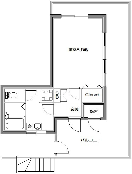 ウッズ吉祥寺の間取り