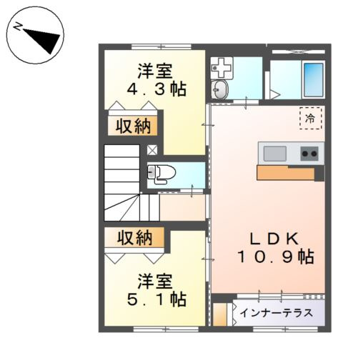 ボヌール・ハルルの間取り