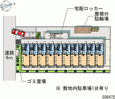 【区画図】 | レオパレスライトフィールド | 画像4