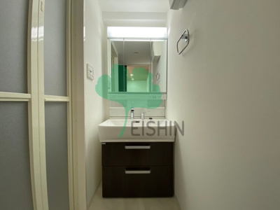 【洗面所】 | メゾンドリエール博多 | シンプルで使いやすい洗面台です！