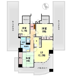 【間取り】 | ローレルスクエア和泉中央Ｂ棟