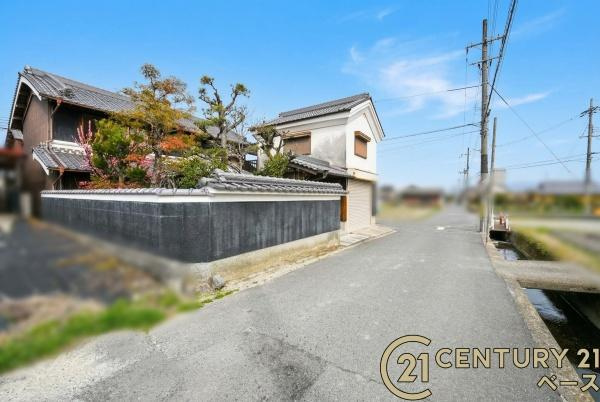 葛城市北花内の売地の前面道路含む現地写真|■現地撮影写真■新庄駅まで徒歩４分！■