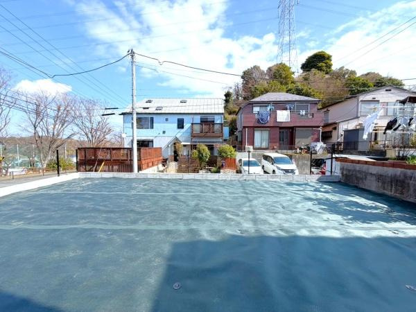 横浜市栄区犬山町の新築一戸建の庭