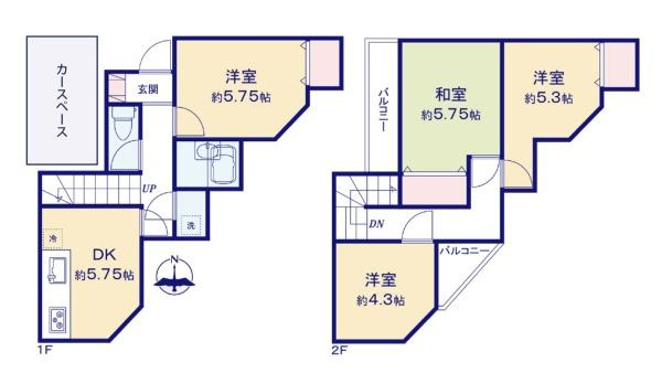 横浜市磯子区広地町の中古一戸建