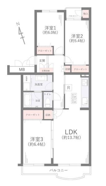 港南台プリンスハイツ六号館第1棟